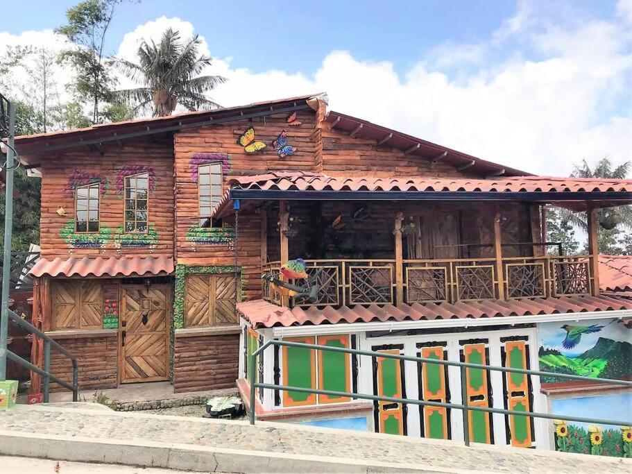 El Encanto Mountain Cabin Salento Esterno foto